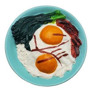 Chinese Cuisine Fridge Magnet Souvenir Travel‎ Foodie Asian Food Breakfast Plate